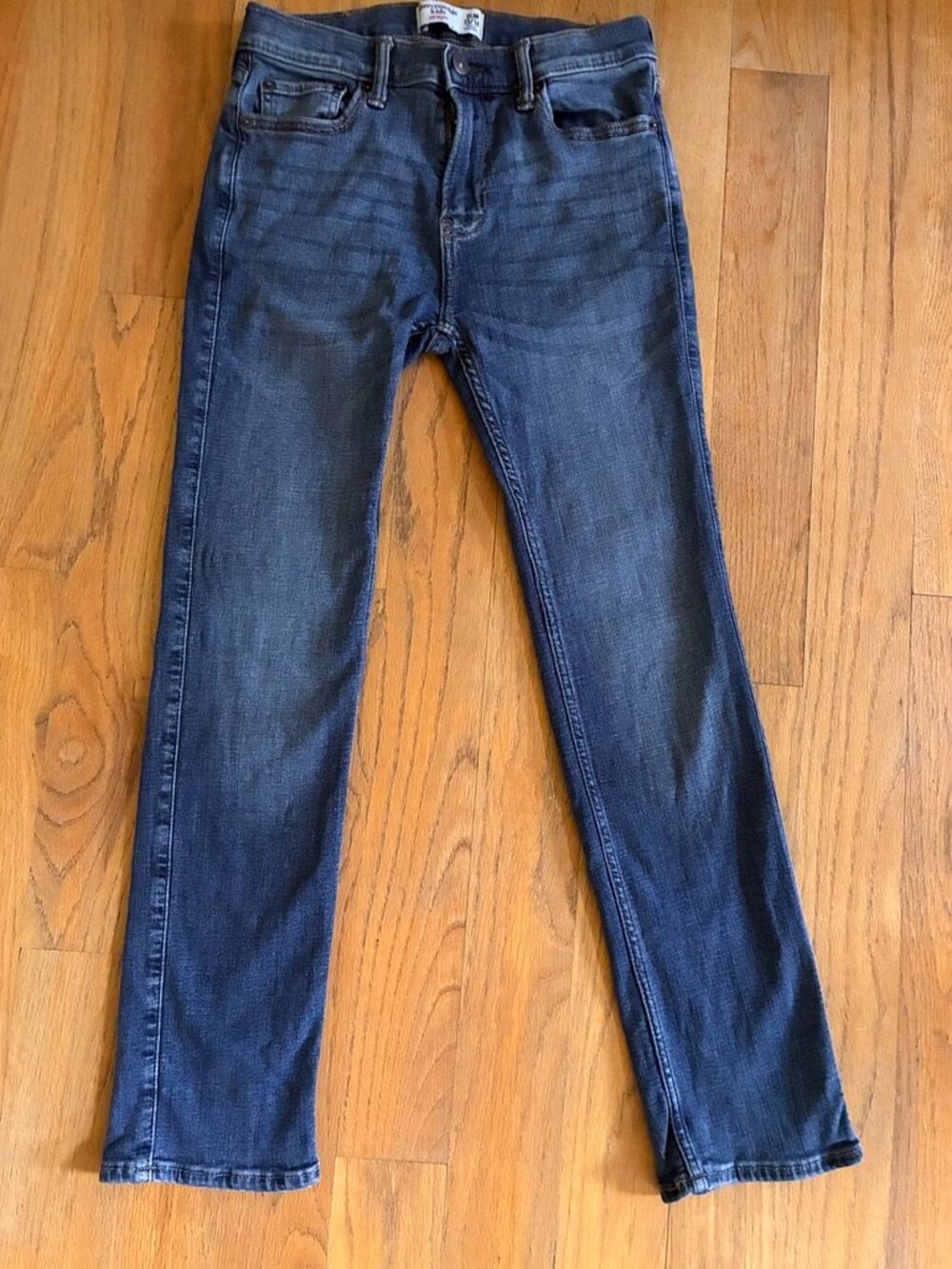 Abercrombie Kids Slim Straight Jeans Size 13/14 Blue Denim